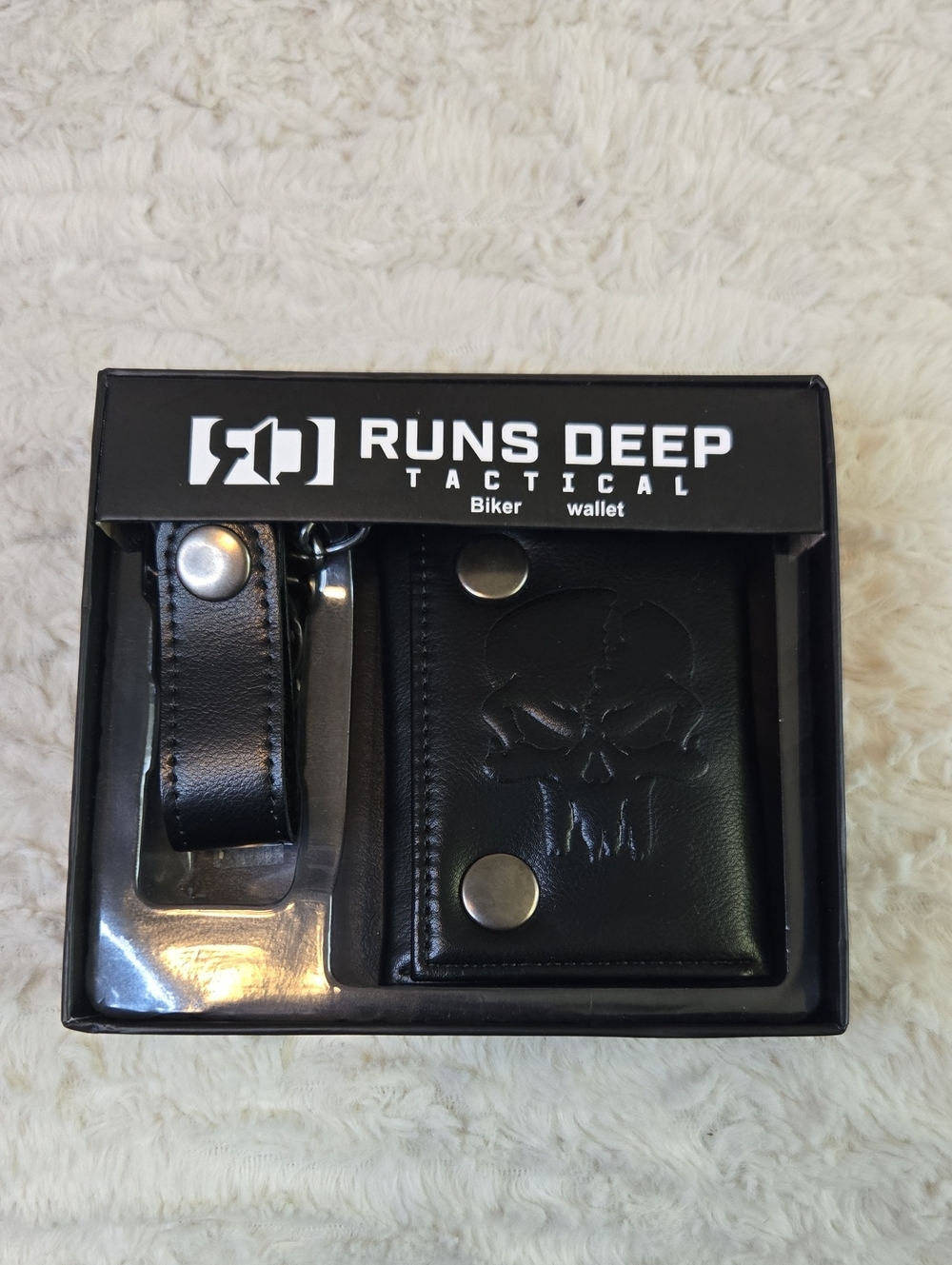 Runs Deep Tactical Biker Wallet